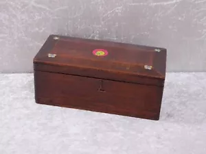 rZMGKX - Antikes Holz Kästchen Box Schatulle - Vintage - Handmade - 32 cm - Bild 1 von 7