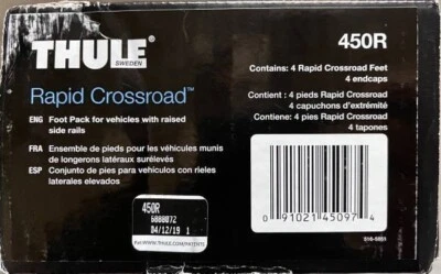 Kit de montaje en portaequipajes de techo Thule 450R Foto 1 de 4