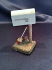 Vintage Handmade Dollhouse Miniature Wooden Mail Box Sand Shell Buoy Marine