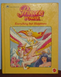 vtg 1985 She-Ra Princess of Power Everything But Happiness HC Golden Book Mattel - Picture 1 of 7