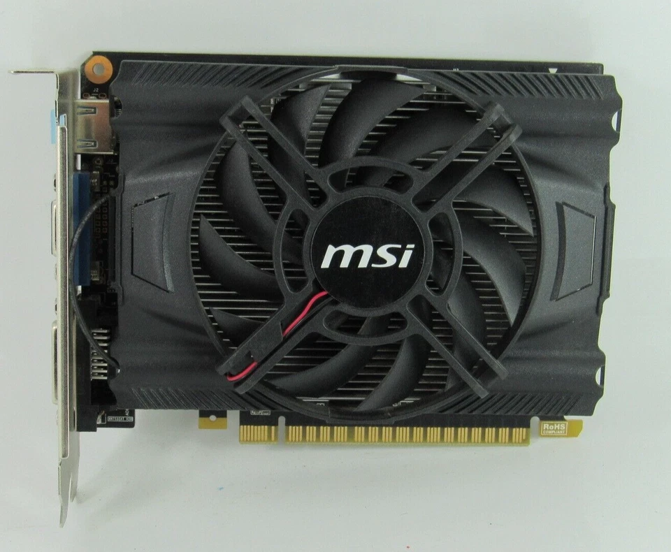 MSI GEFORCE GTX650 1GB DDR5 GRAPHICS CARD N650-1GD5/OC V1 HDMI DVI VGA - Image 1 of 3