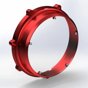 Kbike carter frizione rosso per Ducati - clutch cover red for Ducati - Picture 1 of 1