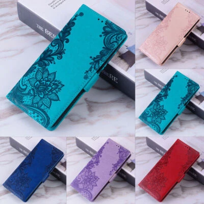 Flip Flower Leather Wallet Phone Case For Samsung S24 S23 S22 S21 S20 Ultra A15 - Image 1 of 4