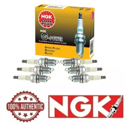 Velas de ignição NGK "PLATINUM" (conjunto de 6) para 1996-2005 GMC Safari 4.3L V6 - Imagem 1 de 2