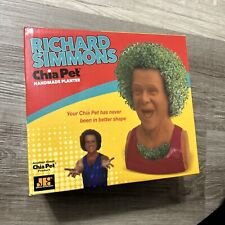 Official Richard Simmons Chia Pet Clay Pottery Planter Unused Garden House Plant