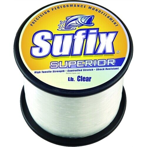 Sufix Monofilament Fishing Lines & Clear 25 lb Line Weight Fishing Leaders  for sale