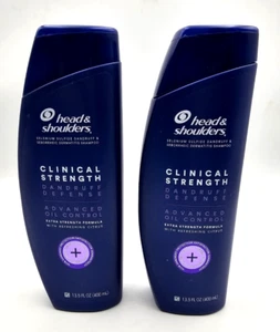 Head & Shoulders Clinical Dandruff Shampoo Twin Pack Advanced Oil & Flake Contr - Picture 1 of 2