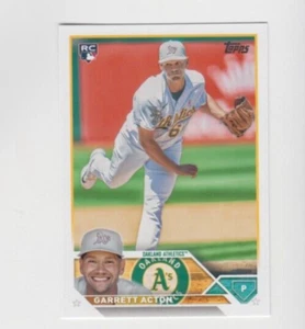 (10) Garrett Acton 2023 TOPPS UPDATE SERIES ROOKIE LOT #US192 OAKLAND ATHLETICS - Picture 1 of 1