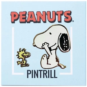 ⚡EXTREMELY RARE⚡ PINTRILL x PEANUTS Woodstock Pin & Snoopy Pin Set *BRAND NEW* - Picture 1 of 2