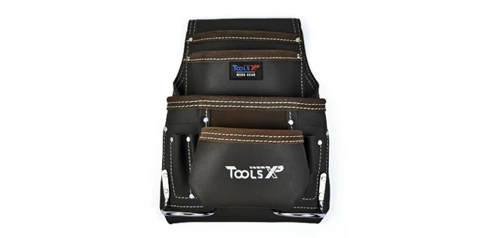 Tools Xp Deluxe Oil Tanned Leather Nail Rigger Bag Tool Belt 10 Pockets 85265