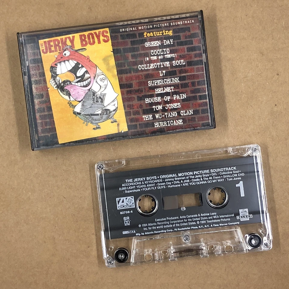 JERKY BOYS Cassette Tape 90s Soundtrack GREEN DAY WU TANG CLAN HOUSE OF PAIN Foto 1 de 4