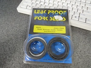 NOS Leak Proof Seals Wiper Seal Kit Fits: 41mm Honda Kawasaki Showa Forks 42470 - Picture 1 of 4