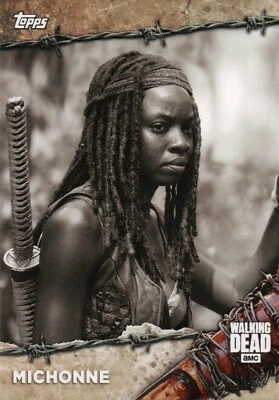 The Walking Dead On Demand, Michonne 7BW Parallel Base Card #1/5 - Image 1 of 2