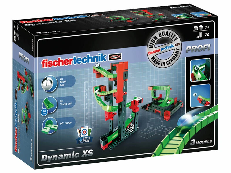 Dynamic XS Marble Run Buiding Construction Set fischertechnik Profi Kit 536619