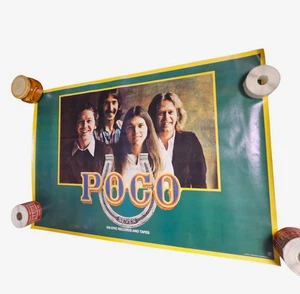 Affiche promo Poco Seven 22x33 originale vintage années 70 Epic Records country rock - Photo 1/6