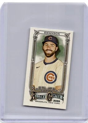 2025 Topps Allen&Ginter 迷你 Dansby Swanson 卡 #52 — 第 1/2 张图片