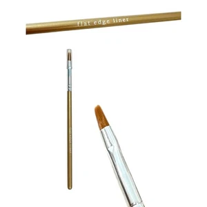 Bare Escentuals Fine Edge Liner Brush with Gold handle, NEW - Picture 1 of 4