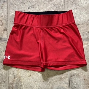 Under Armour Kompressionsshorts Damen Medium rot Heatgear Volleyball Training - Bild 1 von 4