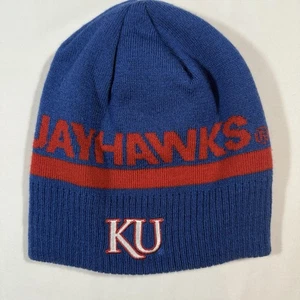 University Of Kansas KU Jayhawks Team Issued Beanie  - Picture 1 of 6