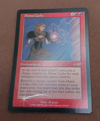 Mana Cache NEM Nemesis FOIL - Light play (see photos) | Magic the Gathering MTG - Image 1 of 2