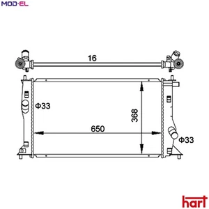 RADIATOR ENGINE COOLING 611 916 FOR MAZDA L823/L8-VE 1.8L RF7J 2.0L LFF7 2.0L 5 - Picture 1 of 9