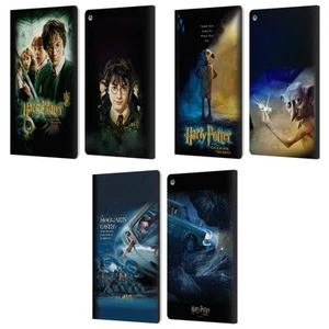 OFFICIAL HARRY POTTER CHAMBER OF SECRETS III LEATHER BOOK CASE FOR AMAZON FIRE - Picture 1 of 9