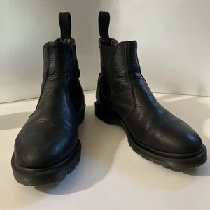 Stivali Dr. Martens 2976 Chelsea in pelle nera da uomo taglia 9 / donna 10 - Foto 1 di 9
