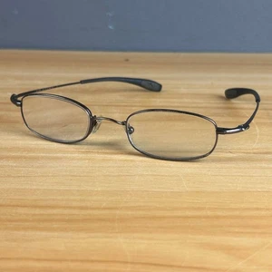 Nike 4603 Flexon Eyeglass Unisex Black Metal Rectangular 47/20/135 Frame Only - Picture 1 of 8