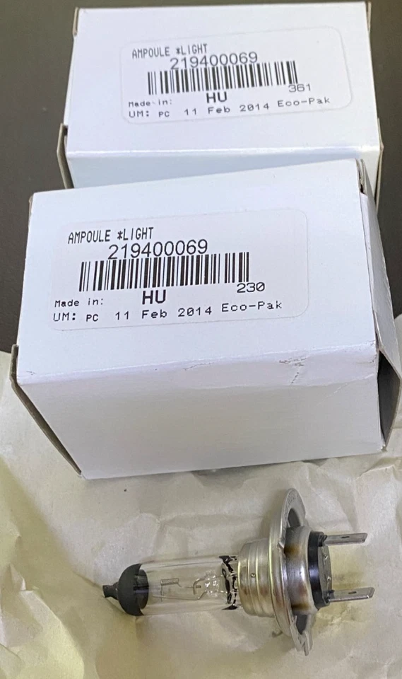 Bombilla halógena Can Am OEM x2 2008-2011 Spyder GS 900, Roadster SE5 SM5 219400069 Foto 1 de 1