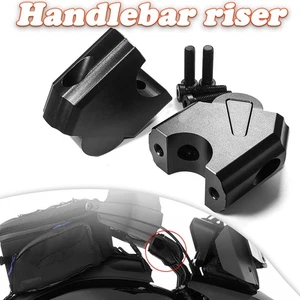 Elevador de manillar abrazadera negra apto para Harley Pan America 1250 Special 2022 - Imagen 1 de 15