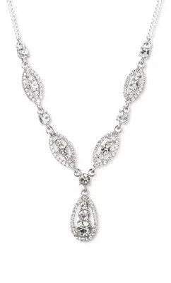 Collar Lariat Trío Cristal Givenchy Temporada 2024, Extensor 16" + 3" (NUEVO CON ETIQUETAS) Foto 1 de 4