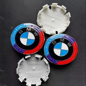 4Pcs 68mm Fit for B-M-W 50th Joint Names Wheel Rim Cover Hubcaps Emblem Badge - Bild 1 von 5
