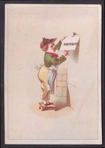 Jphn J Stevens Ladies Misses Infants Wear Boston trade card Nouveautes sign - Picture 1 of 1