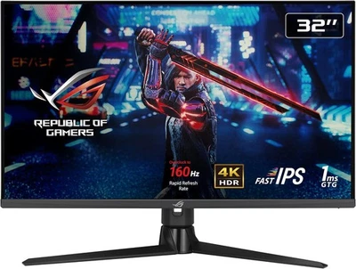 ASUS ROG Strix XG32UQ 32” 4K UHD HDMI 2.1 Gaming Monitor – 144Hz DSC Refurbished - Image 1 of 4