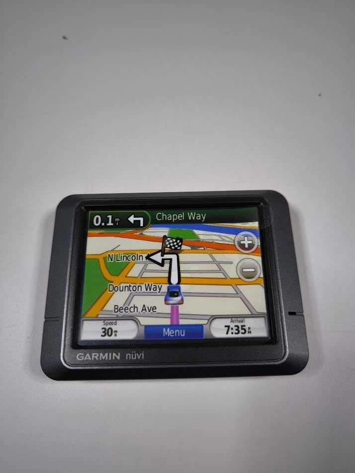Garmin nüvi 205 GPS - Ungetestet, Gebrauchsspuren, Keine Zubehörteile - Bild 1 von 4