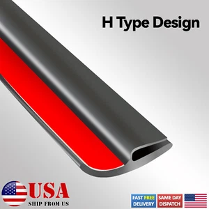6FT Rubber Seal Strip Trim Car Windshield Door Back Window Glass Edge Protector - Picture 1 of 6