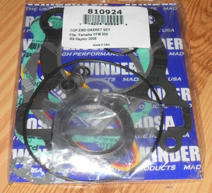 YAMAHA RAPTOR 250 ENGINE TOP END GASKETS KIT, MADE IN USA,head,base,valve seals - Picture 1 of 1