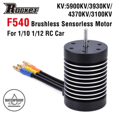 Rocket F540 Brushless Sensorless Motor für 1/10 Tamiya Axial Redcat 1/12 RC Auto - Bild 1 von 4