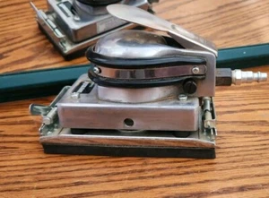 Vintage Powermate Air Sander Palm Trigger Chrome Classic Square - Picture 1 of 7