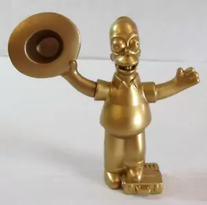 Figura probada de juguete de Homero Burger King de Homero Dorado película Los Simpson 2007 inaugurada - Imagen 1 de 1