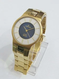 Sartego Seville quartz sapphire 50 meter Gold tone men's watch SVQ223 - Picture 1 of 5