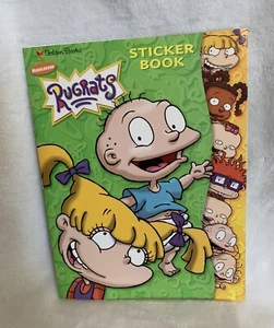 New Vintage 2000 Golden Books Nickelodeon Rugrats Tommy Angelica Sticker Book - Picture 1 of 8