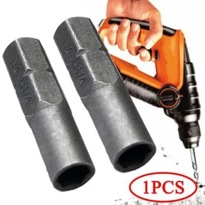 1/4" (6.35mm) Hex Shank To 4 Mm Driver Socket Bit Adapter hot Lot 4... - Image 1 of 4