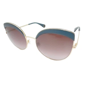 Woow Super Star 1 0967 Gold Blue Glitter New Authentic Sunglasses - Picture 1 of 3