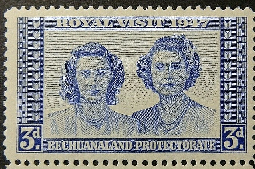 BECHUANALAND 1947 SG134 3d ULTRAMARINE - ROYAL VISIT  -  MNH - Image 1 of 1