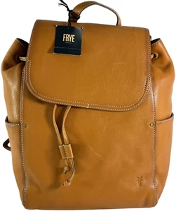 $398 FRYE Tan Leather Olivia Women's Backpack Bag - Picture 1 of 15