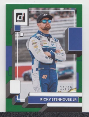 RICKY STENHOUSE Jr. : 2023 - DONRUSS  GREEN   /99 - CARD No. # 67 - Image 1 of 2