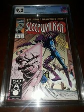 SLEEPWALKER #1 CGC 9.2 - 1st Appearance SLEEPWALKER Marvel 1991 Brett Blevins
