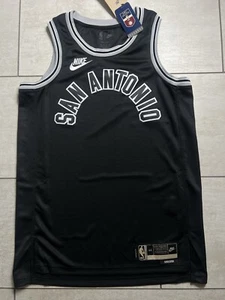 Maglia bianca Nike NBA San Antonio Spurs nera edizione classica taglia 44 M - Foto 1 di 7