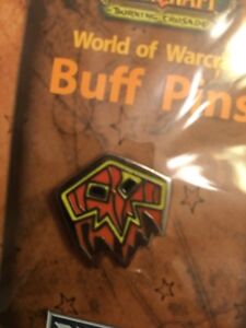 World Of Warcraft 2007 Blizzcon Buff Pin - Shaman BLOODLUST — Burning Crusade